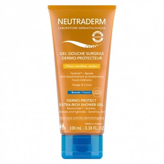 Neutraderm gel douche surgras dermo-protecteur 100ml
