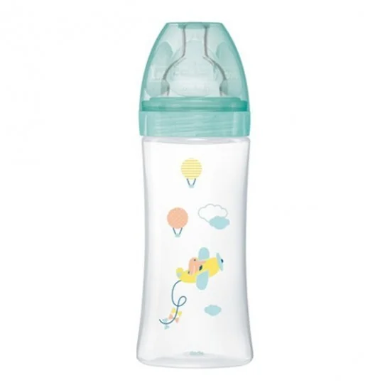 Dodie tétine plate débit rapide air biberon 330ml