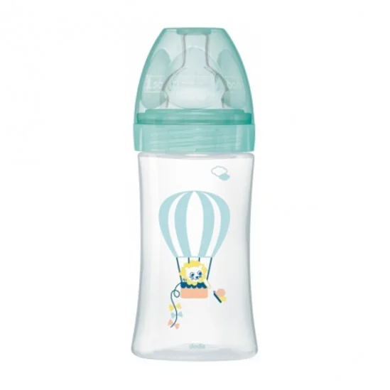 Dodie mangolfière tétine plate débit moyen air biberon 270ml