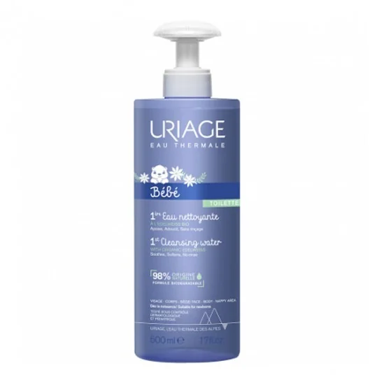Uriage bébé 1ère eau nettoyante 500ml