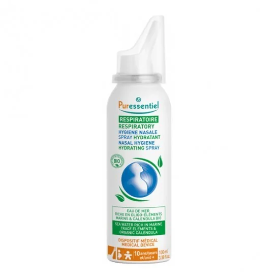 Puressentiel respiratoire spray hygiène nasale hydratant 100ml
