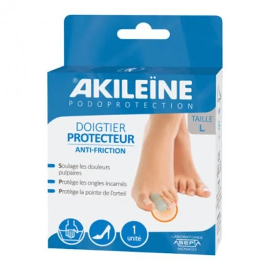 Akileïne doigtier protecteur anti-friction taille L