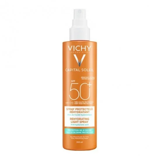 Vichy capital soleil spray protecteur réhydratant spf50+ 200ml