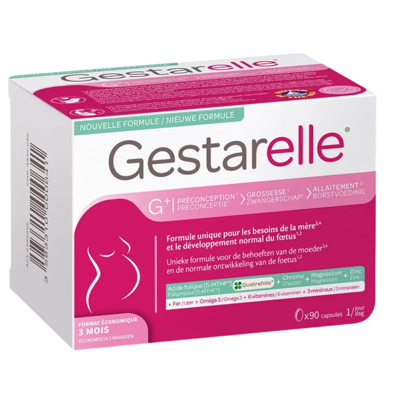Iprad Gestarelle G+ Pré-conception Grossesse & Allaitement 90 capsules
