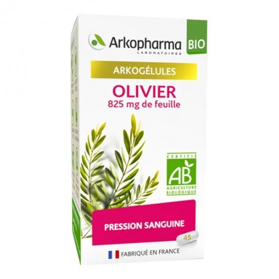 Arkopharma arkogélules bio olivier 45 gélules
