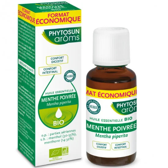 PHYTOSUN AROMS HUILE ESSENTIELLE BIO MENTHE POIVRÉE FL 30ML