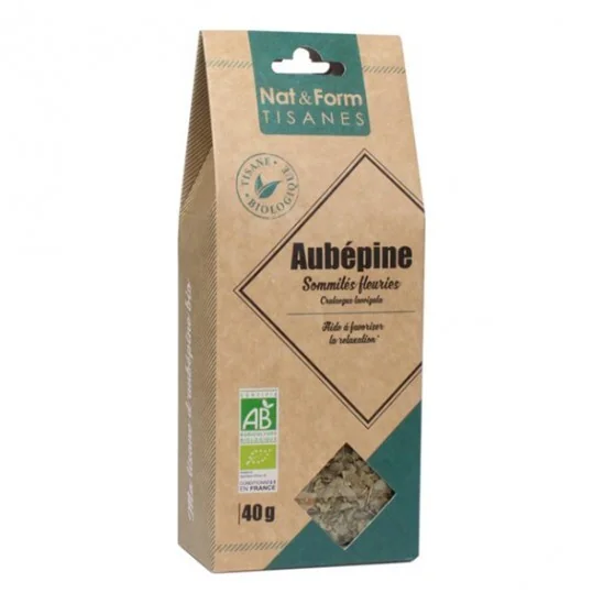Nat&form tisanes aubépine bio 40g