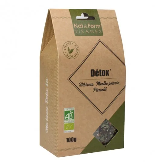 Nat&form tisanes détox bio 100g