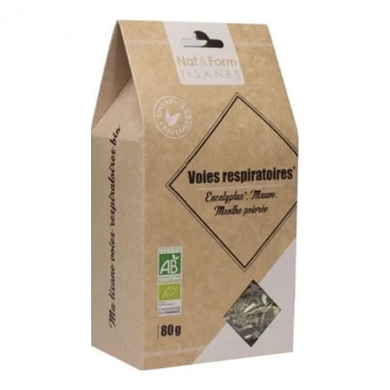 Nat&form tisanes voies respiratoires bio 80g