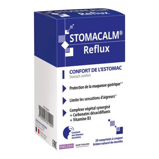 Ineldea stomacalm reflux 50g 20 comprimés à croquer