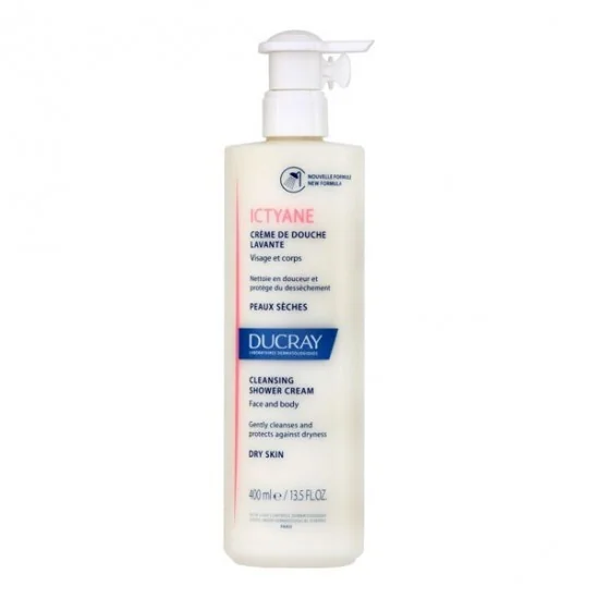 Ducray ictyane crème de douche lavante 400ml