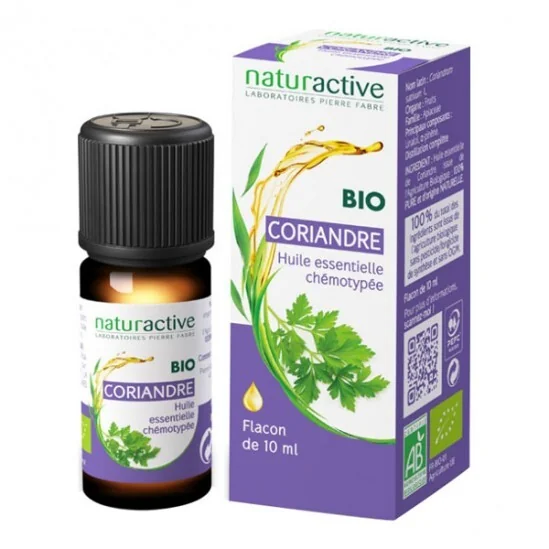 Naturactive coriandre huile essentielle bio 10ml