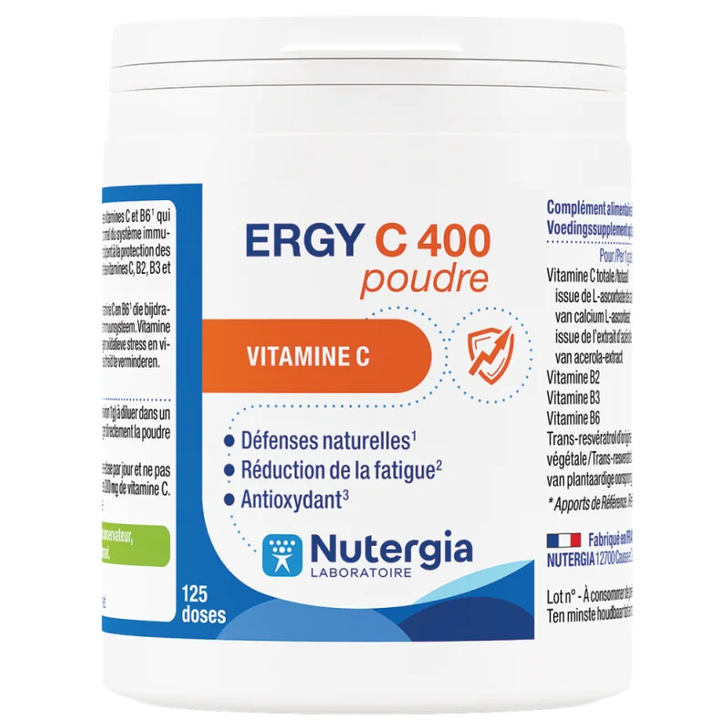 Nutergia Ergy C 400 Poudre 125g