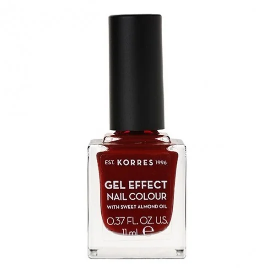 Korres gel effect vernis 59 wine red 11ml