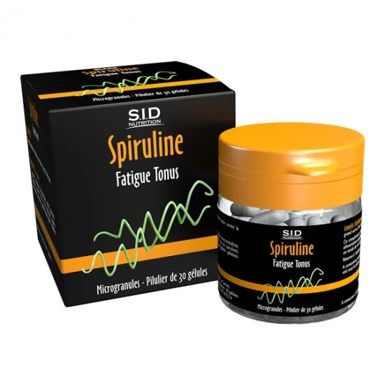 Sidn spiruline fatigue tonus 30 gélules