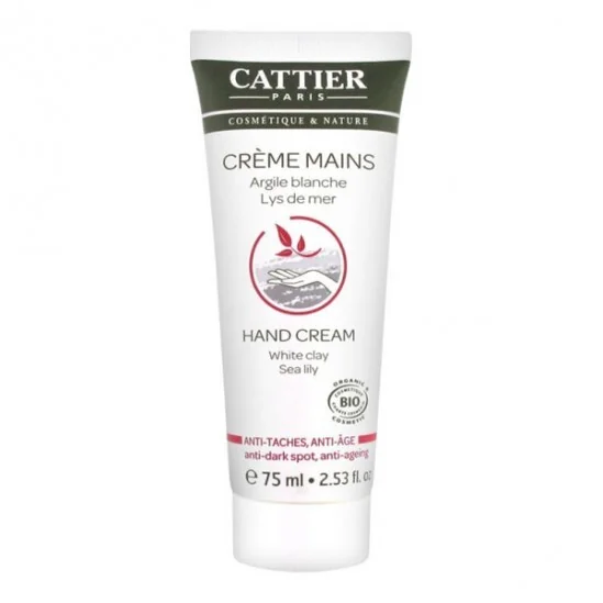 Cattier crème mains anti-tâches anti-âge 75ml