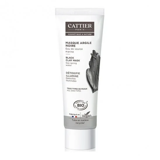 Cattier masque à l'argile noire 100ml
