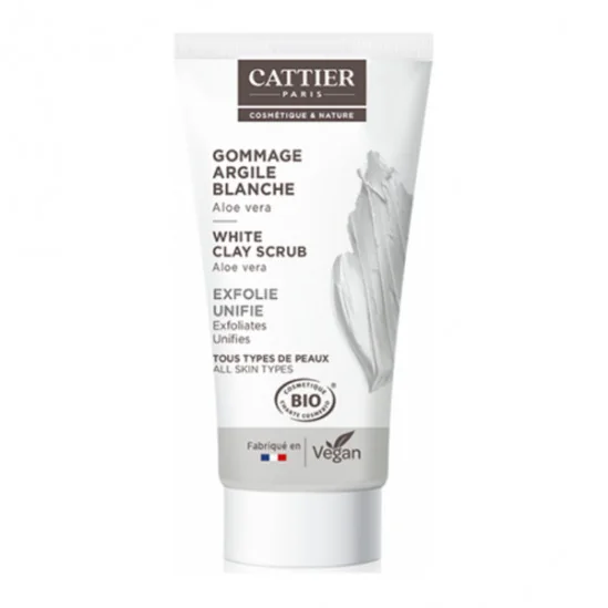 Cattier mini gommage argile blanche 30ml