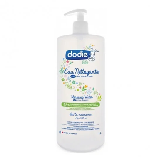 Dodie eau nettoyante bébé 3 en 1 1L