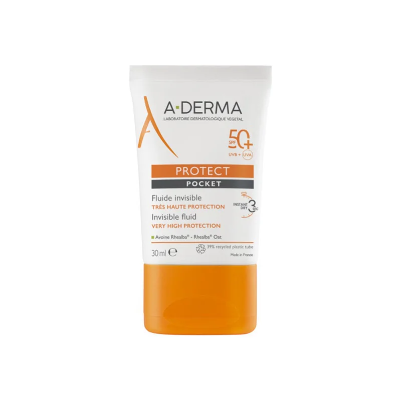A-derma protect pocket spf50+ fluide invisible 30ml