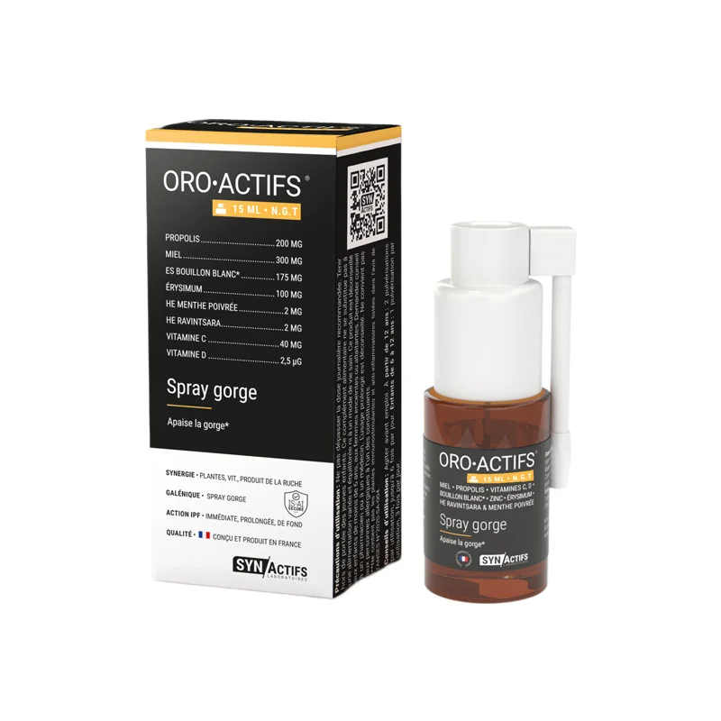 Aragan oroactifs spray gorge 15ml