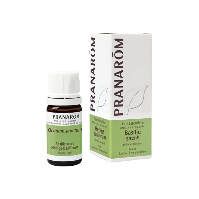Pranarôm huile essentielle basilic sacré 5ml