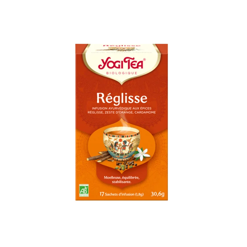 Yogi Tea bio réglisse 17 sachets 30g