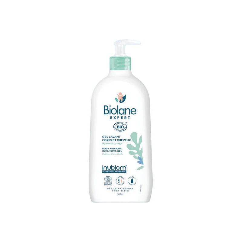 Biolane expert gel lavant corps & cheveux au parfum 500ml