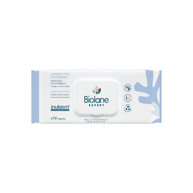 Biolane expert lingettes douceur x72