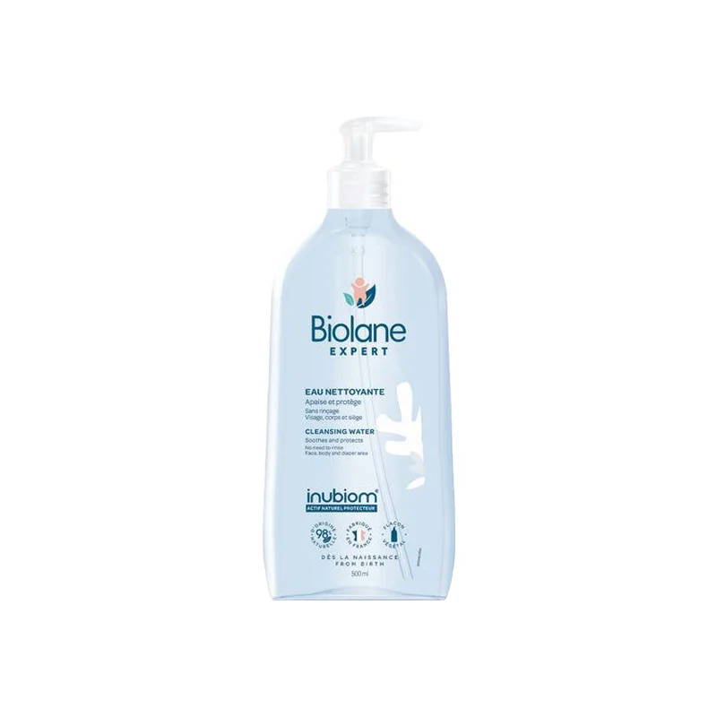Biolane expert eau nettoyante sans rinçage 500ml