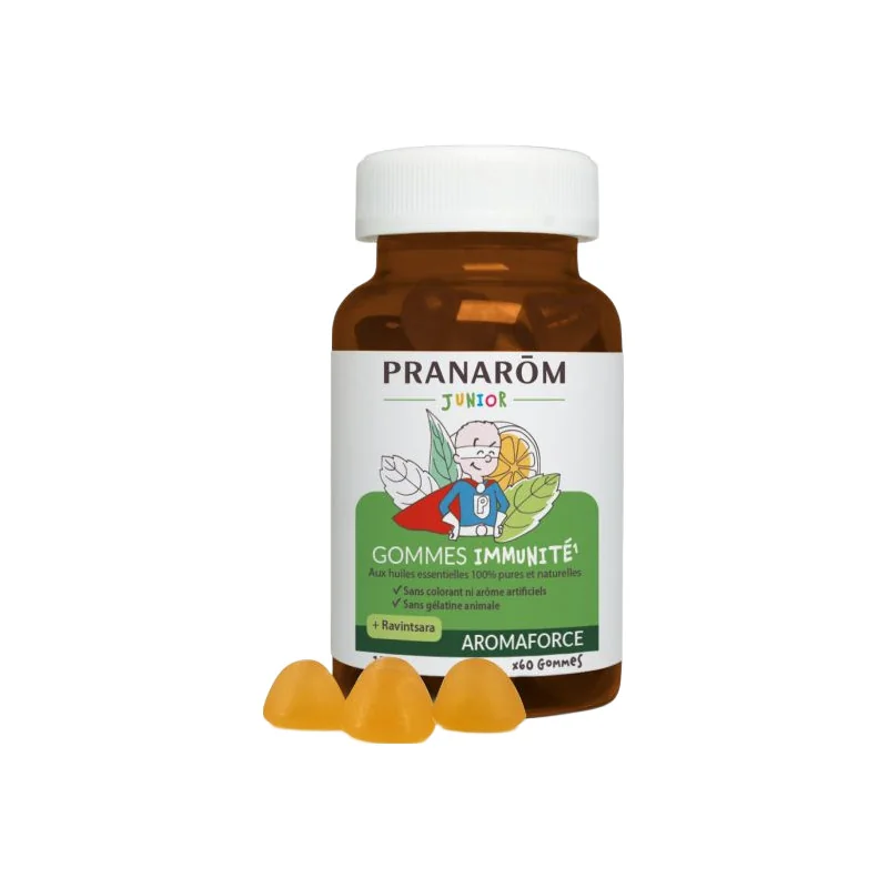 Pranarôm junior gommes immunité 60 cubes