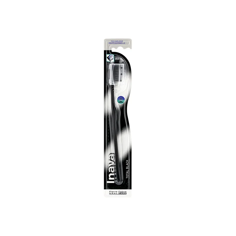 Inava total black brosse à dents pour dents sensibles