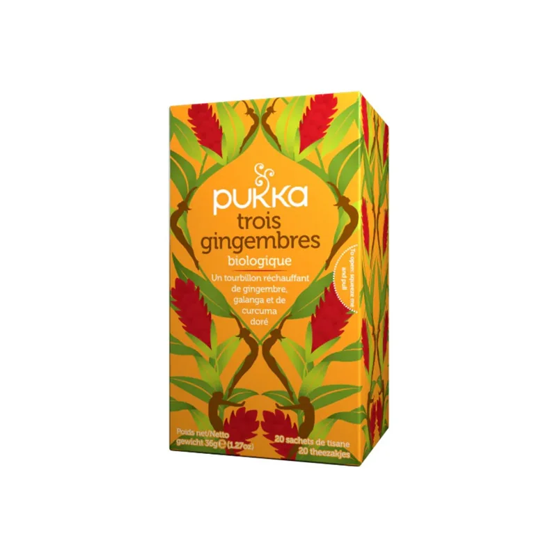 Pukka infusion trois gingembre bio 20 sachets