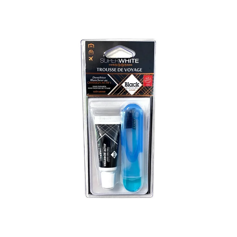 Superwhite black edition trousse de voyage