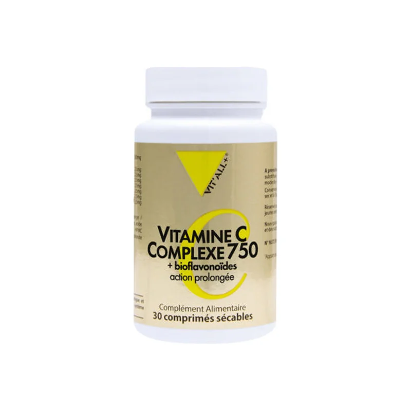 Vitall+ vitamine c complexe 750mg 100 comprimés