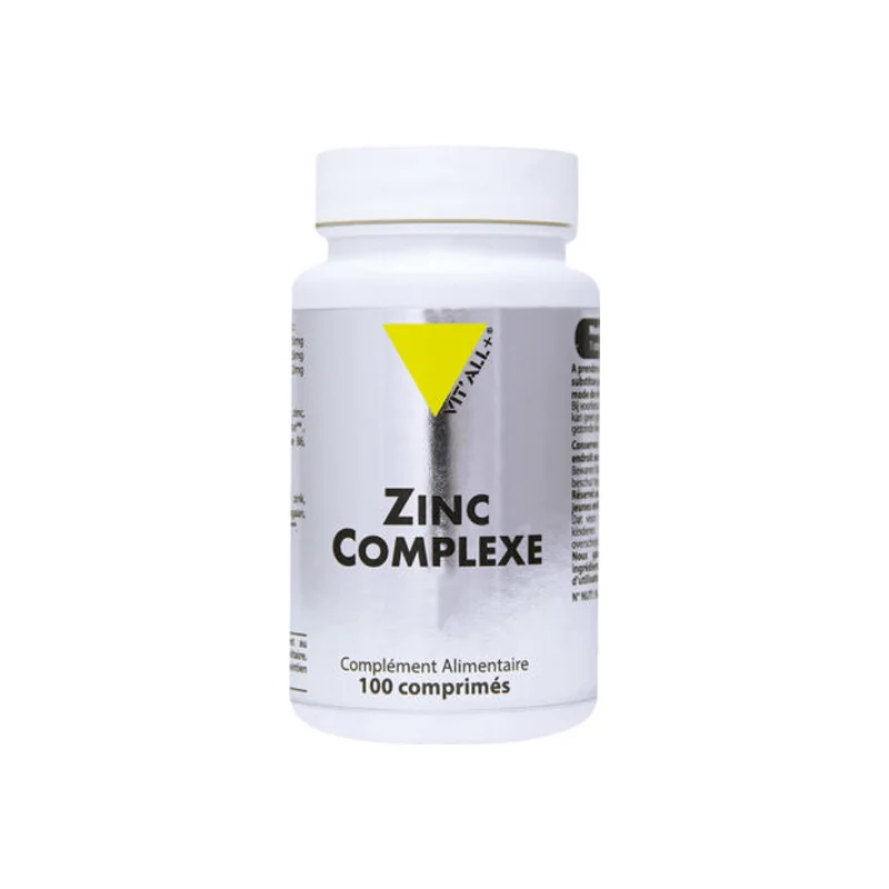 Vitall+ zinc complexe 100 comprimés