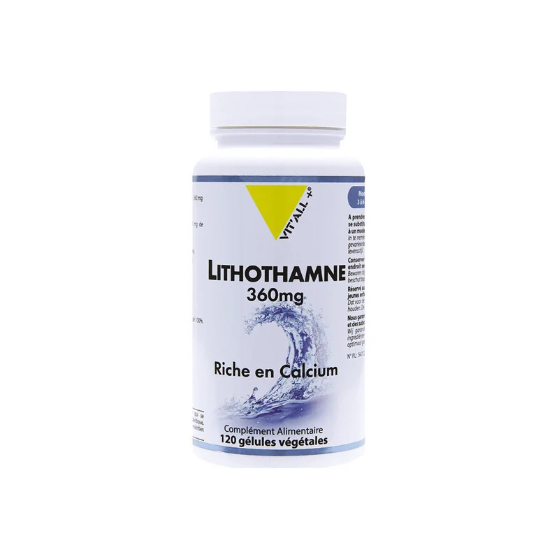 Vitall + lithothamne 360mg 120 gélules