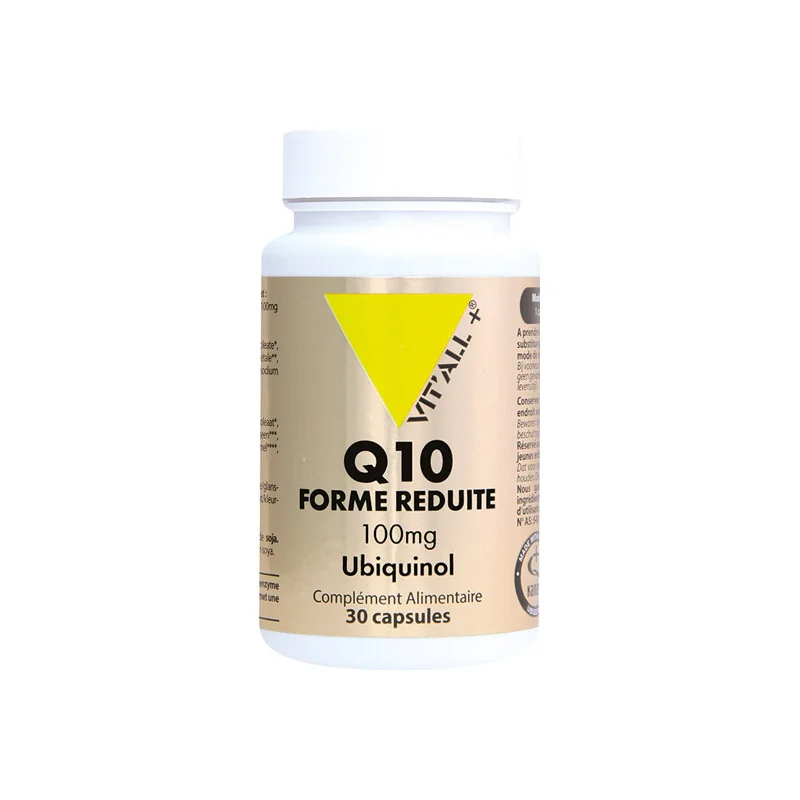 Vitall + Q10 réduit 100mg ubiquinol 30 capsules