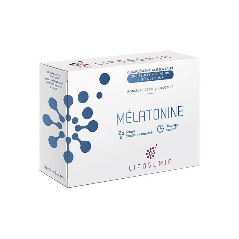 Prescription Nature Mélatonine Liposomia 30 gélules