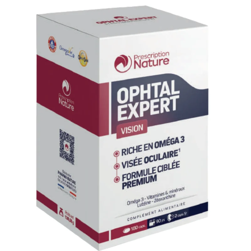 Prescription Nature Ophtal Expert 180 capsules