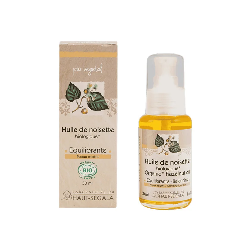 Haut Ségala huile de noisette certifiée bio 50ml