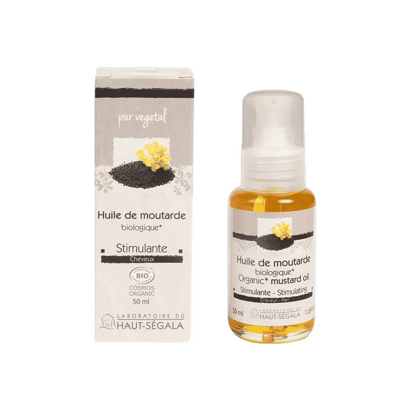 Haut Ségala huile de moutarde stimulante certifiée bio 50ml