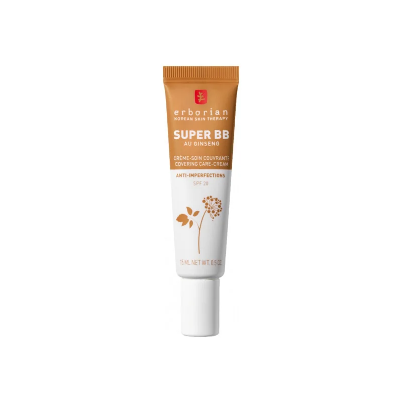 Erborian super BB au ginseng crème soin couvrante caramel 15ml