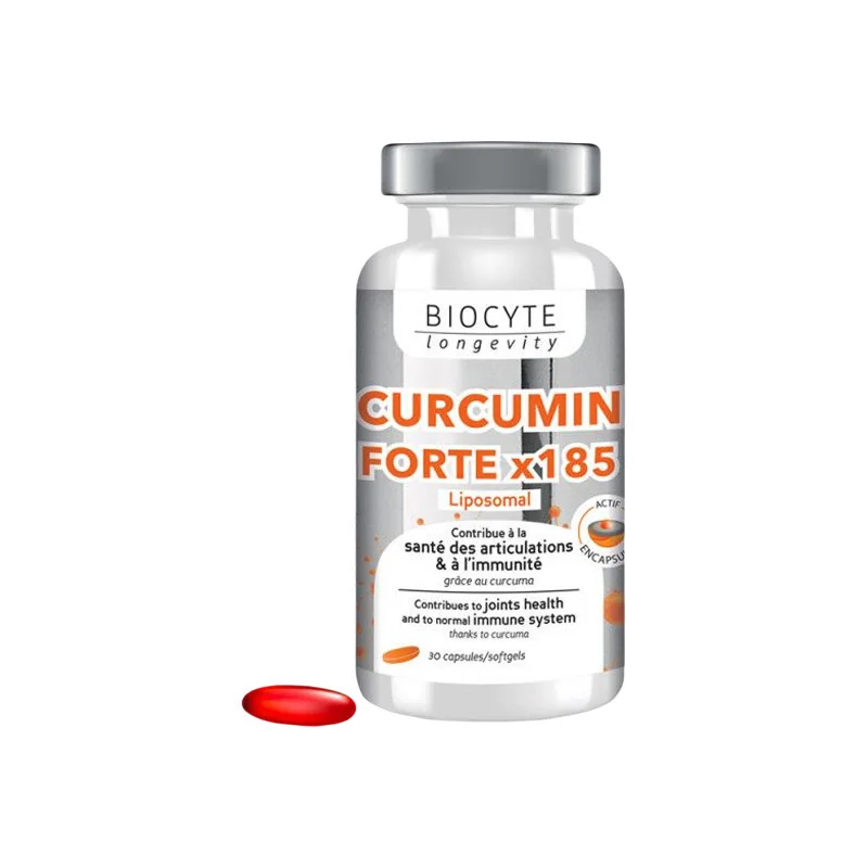 Biocyte curcumin forte liposomal x 185 - 30 capsules