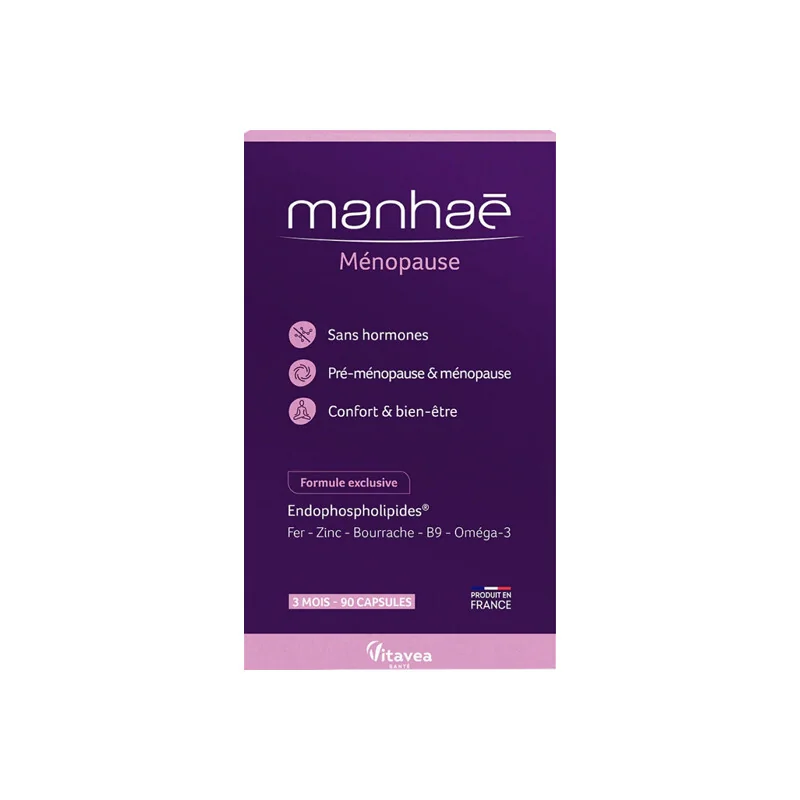 Vitavea Manhaé ménopause sans hormones 3 mois 90 capsules