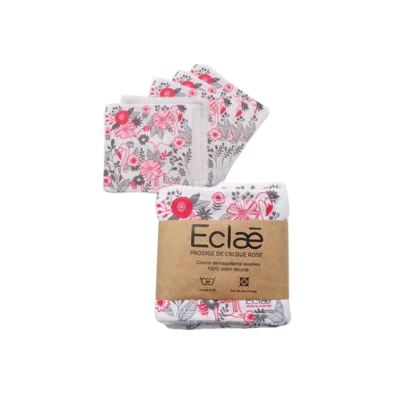 Eclaé Cotons démaquillants lavables kit/5