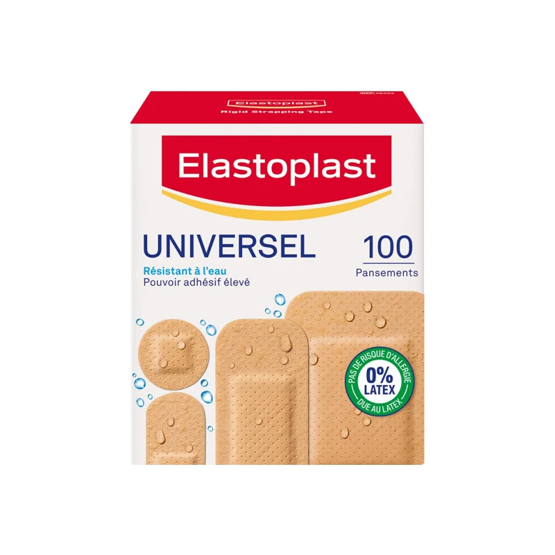Elastoplast Universel résistant à l'eau 100 pansements