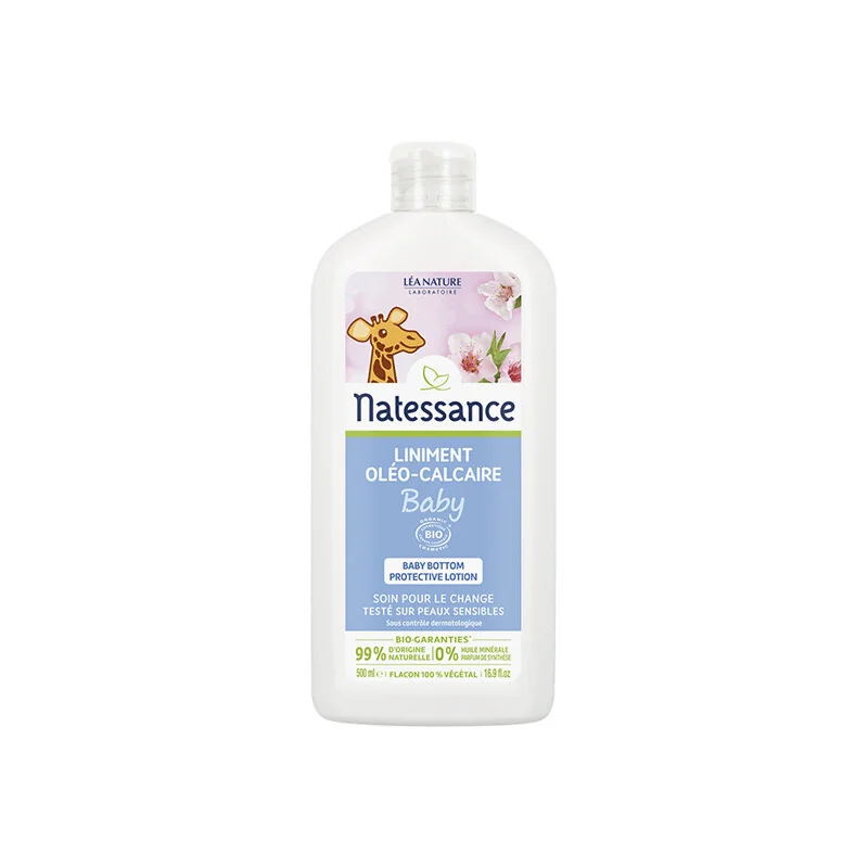 Natessance Bébé liniment oléo-calcaire bio 500ml