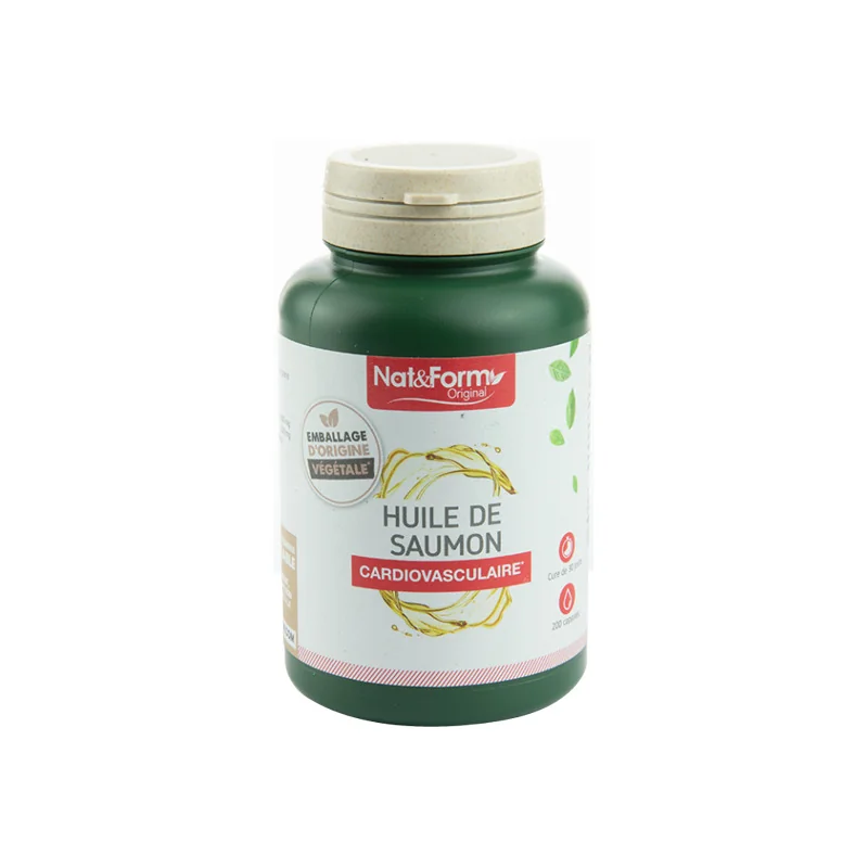 Nat&Form Huile de saumon 200 capsules
