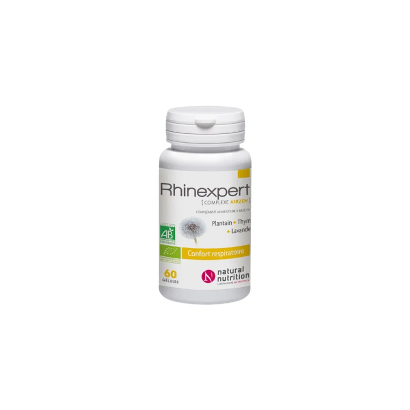 Natural nutrition Rhinexpert bio 60 gélules